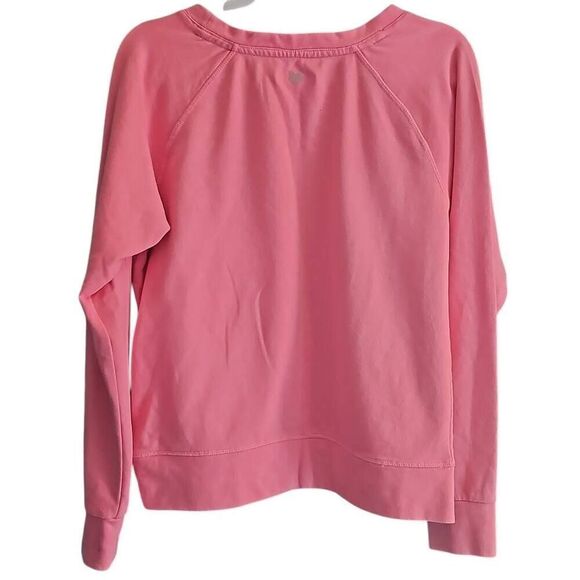 Forever 21 Sweatshirt. Longsleeve shirt with thumb hole. Pink, Size Large - Picture 2 of 8